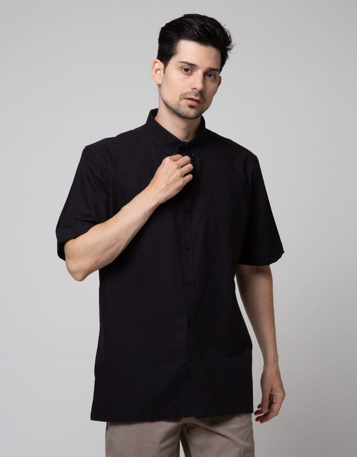 Stanley Adams Short Sleeve Shirt Solid Reg Sasslinb