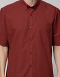 Stanley Adams Short Sleeve Shirt Solid Regular