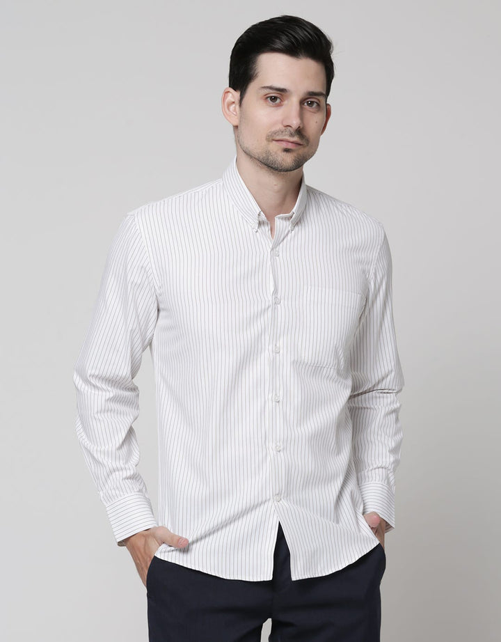 Stanley Adams Long Sleeve Shirt Texture Slim