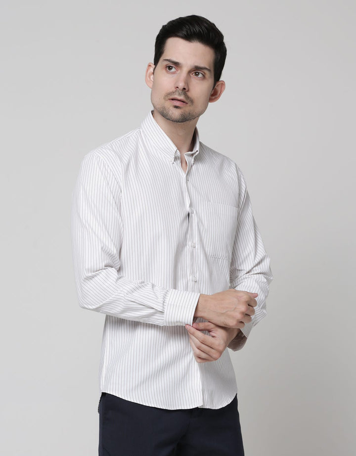 Stanley Adams Long Sleeve Shirt Texture Slim