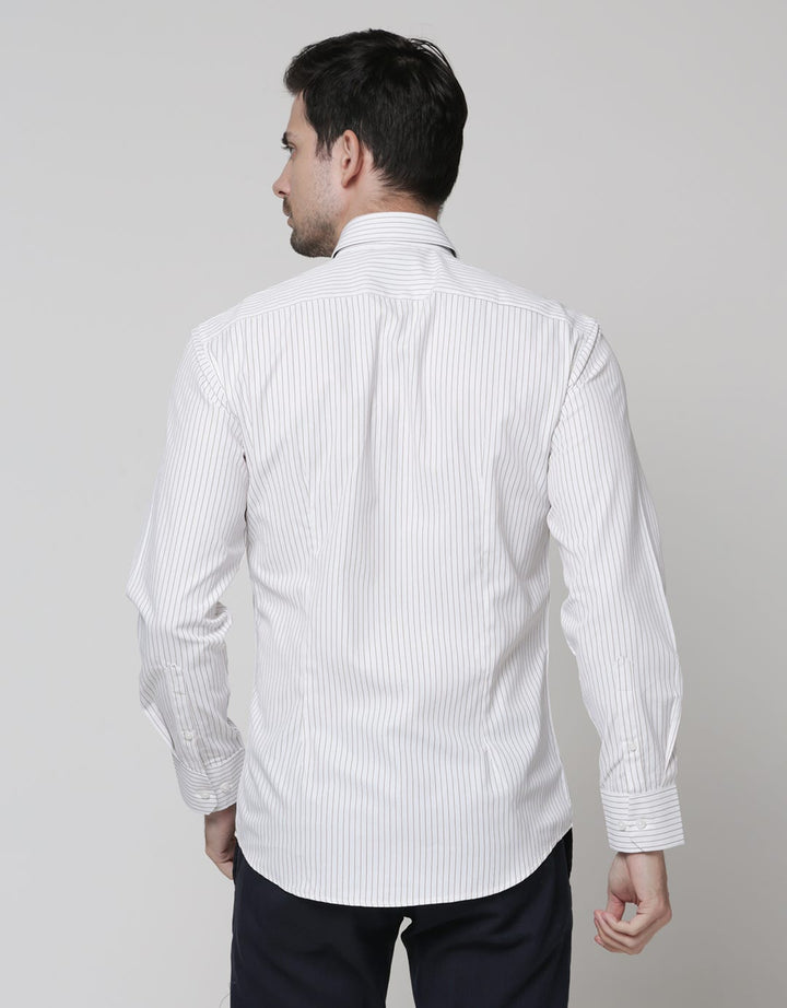 Stanley Adams Long Sleeve Shirt Texture Slim