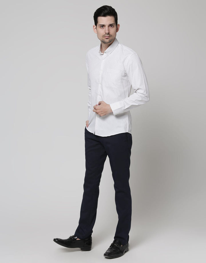 Stanley Adams Long Sleeve Shirt Texture Slim