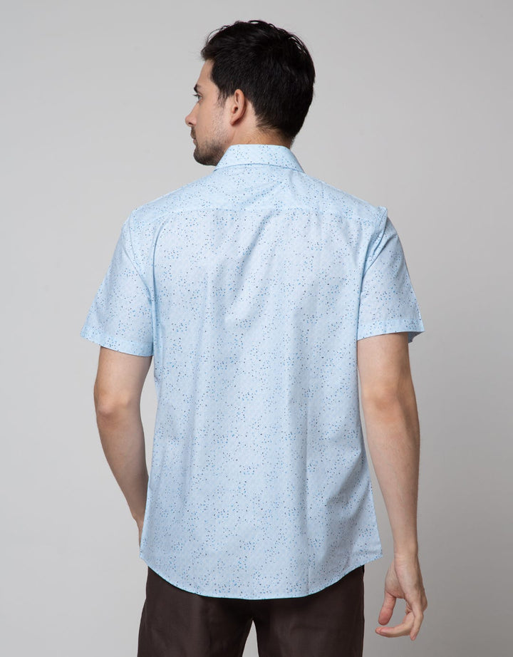 Stanley Adams Short Sleeve Shirt Texture Slim