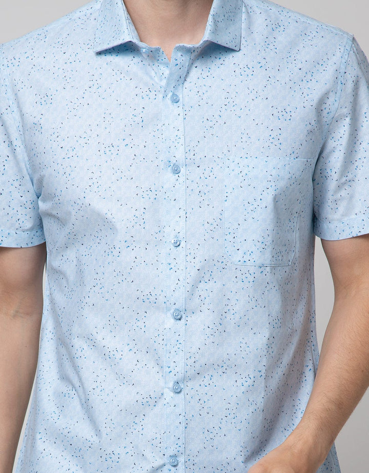 Stanley Adams Short Sleeve Shirt Texture Slim
