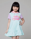 Little M Hoodie Unicorn Midi Dress for Girls