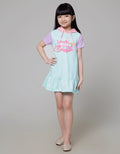 Little M Hoodie Unicorn Midi Dress for Girls