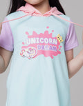 Little M Hoodie Unicorn Midi Dress for Girls