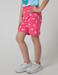 Little M Print Uni Celana Pendek Anak Perempuan