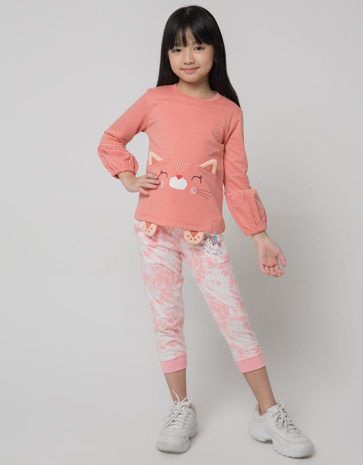 Little M Aps Sleeve Kaos Anak Perempuan
