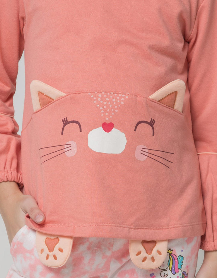 Little M Aps Sleeve Kaos Anak Perempuan