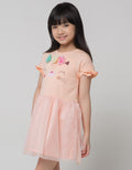 Little M Tile Flower Dress Anak Perempuan