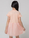 Little M Tile Flower Dress Anak Perempuan