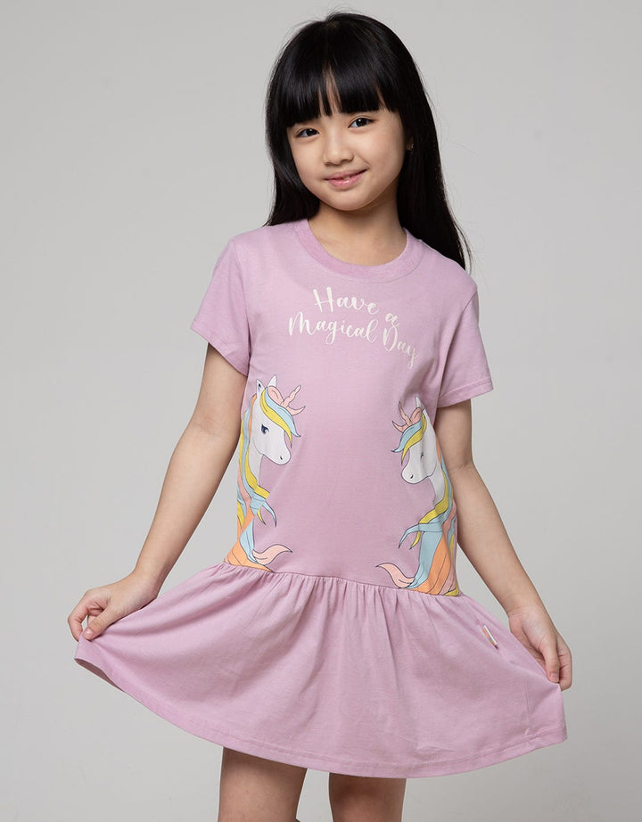 Little M Daily Two Midi Dress Anak Perempuan