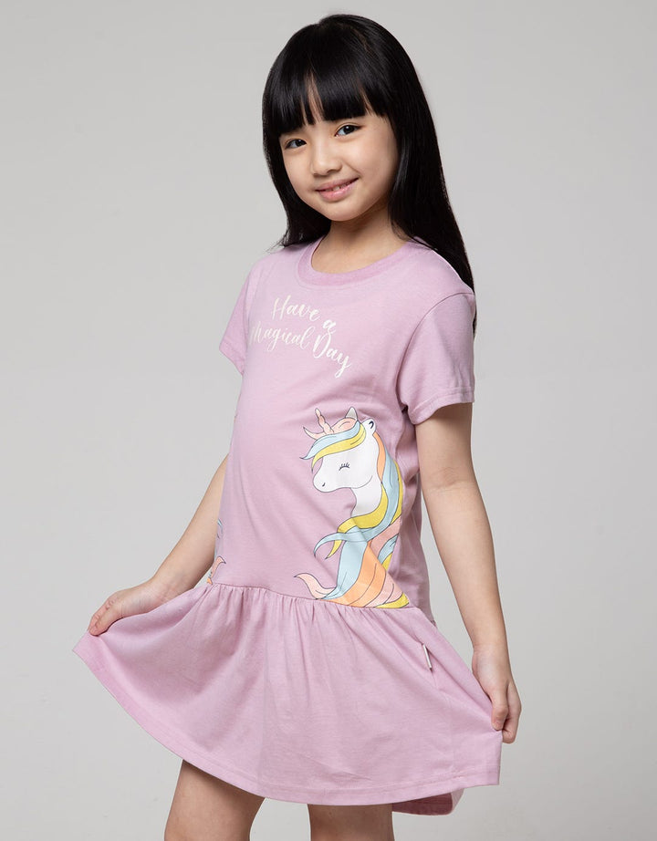 Little M Daily Two Midi Dress Anak Perempuan