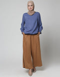 Annisa Woven Wide Celana Panjang Wanita
