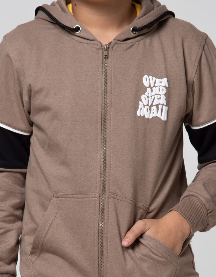 Nevada Jaket Hoodie Front Twisted Over And Over Again