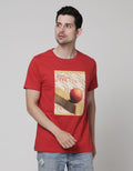 T Zone Short Sleeve T-Shirt Photoprint Theme College Art - Ball