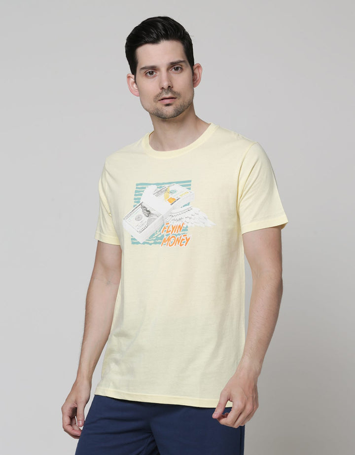 T Zone Short Sleeve T-Shirt Theme College Art Money