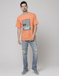 T Zone Short Sleeve T-Shirt Photoprint Theme College Art - Classic