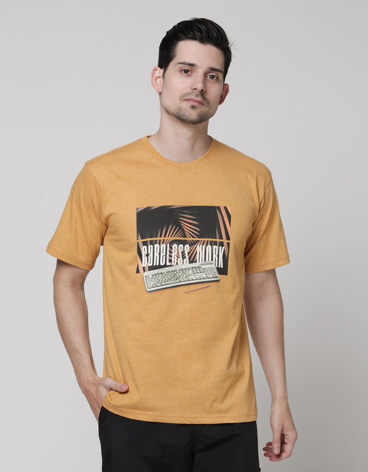 T Zone Short Sleeve T-Shirt Photoprint Theme College Art - Work