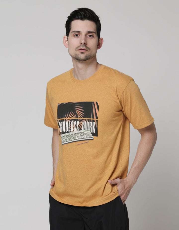 T Zone Short Sleeve T-Shirt Photoprint Theme College Art - Work