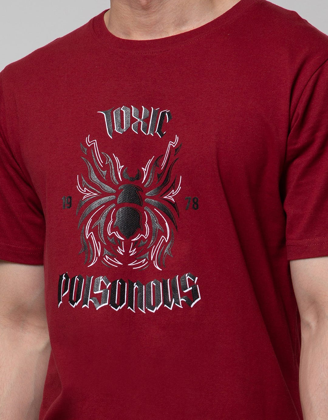 T Zone Short Sleeve T-Shirt Poisonous