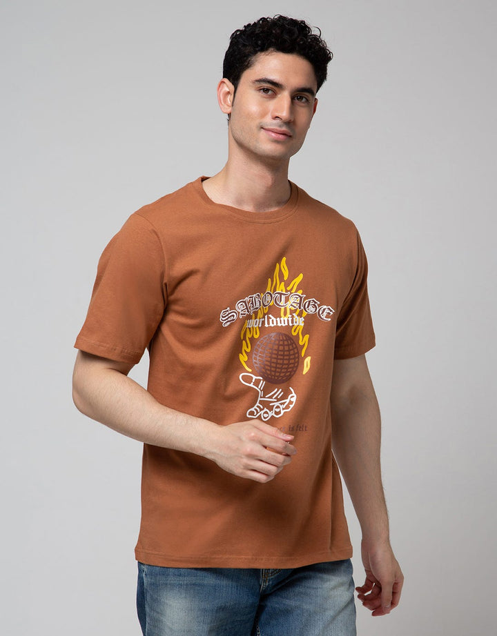 T Zone Short Sleeve T-Shirt World Wide