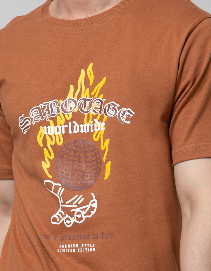 T Zone Short Sleeve T-Shirt World Wide