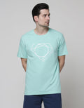 T Zone Short Sleeve T-Shirt Big Size Print Theme Geometry - The Greatman