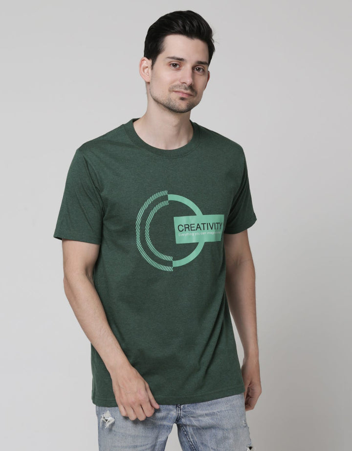 T Zone Short Sleeve T-Shirt Big Size Tshirt Theme Geometry - Obvious