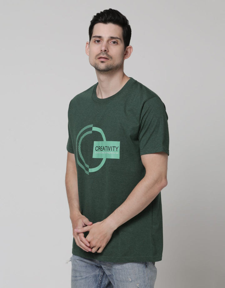 T Zone Short Sleeve T-Shirt Big Size Tshirt Theme Geometry - Obvious
