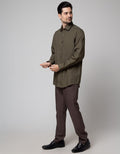 Cole Long Sleeve Shirt Solid Reguler