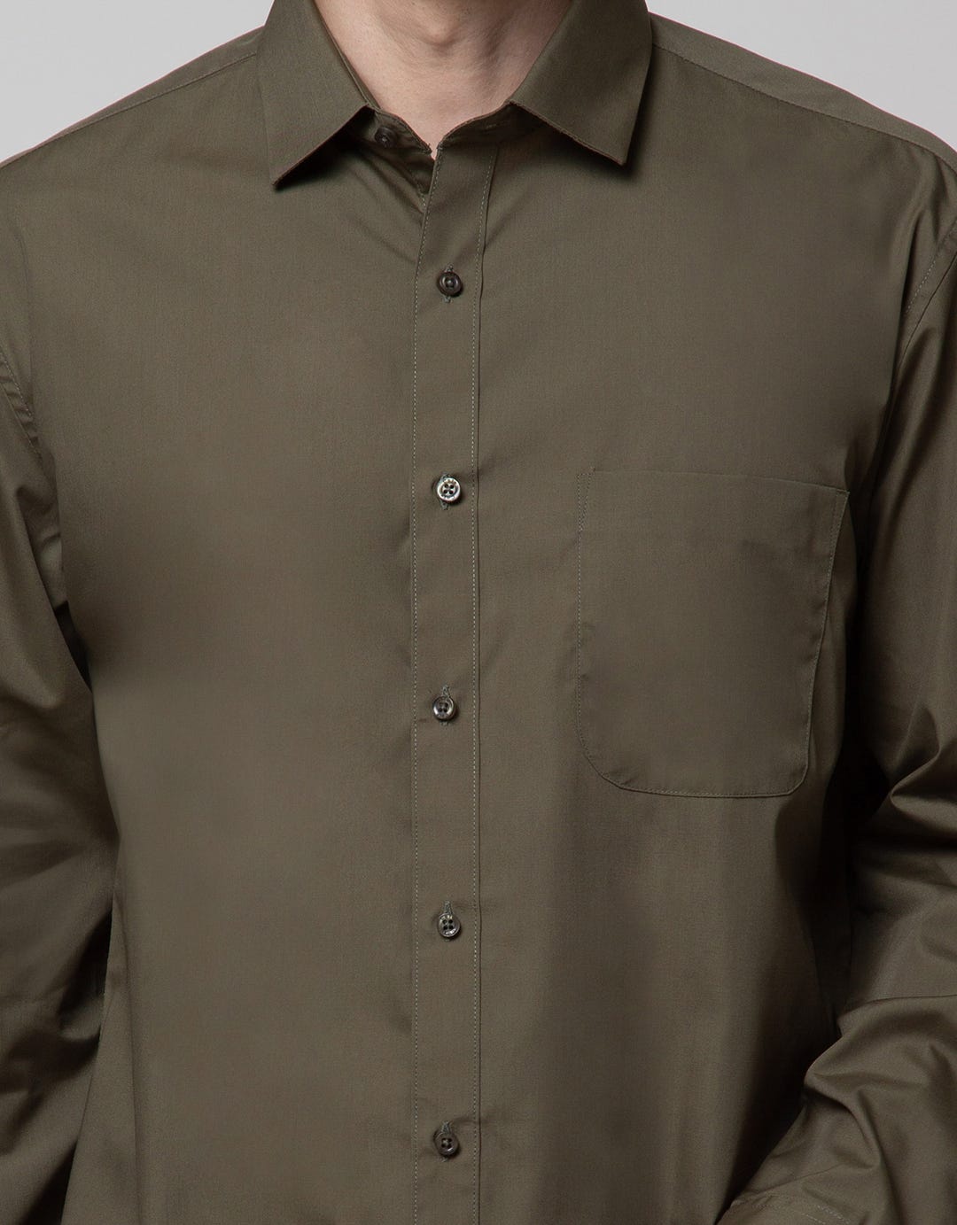 Cole Regular Solid Long Sleeve Shirt