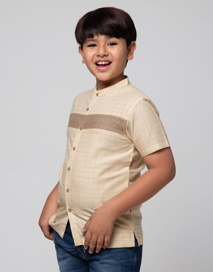 Nevada Short Sleeve Shirt Bamus Slub Fullprint List Dada