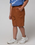Nevada Short Woven Relaxed Oxford Leno Solid Cargo