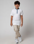 Nevada Henley Bee Kaos Anak Laki-laki