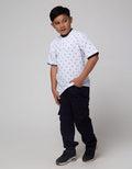 Nevada Short Sleeve Henley Fullprint Geometri