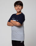 Nevada Short Sleeve T-Shirt Yarndyed Stripe With Pocket