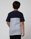 Nevada Short Sleeve T-Shirt Yarndyed Stripe With Pocket
