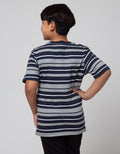 Nevada Short Sleeve T-Shirt Yarndyed Stripe With Pocket