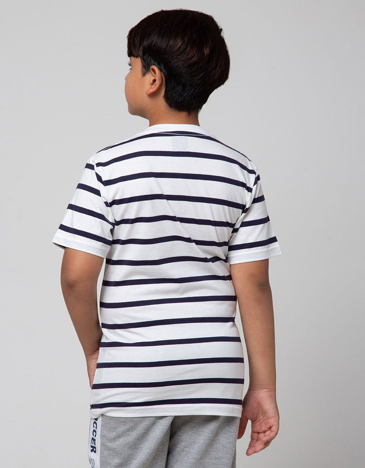 Nevada Short Sleeve T-Shirt Yarndyed Stripe