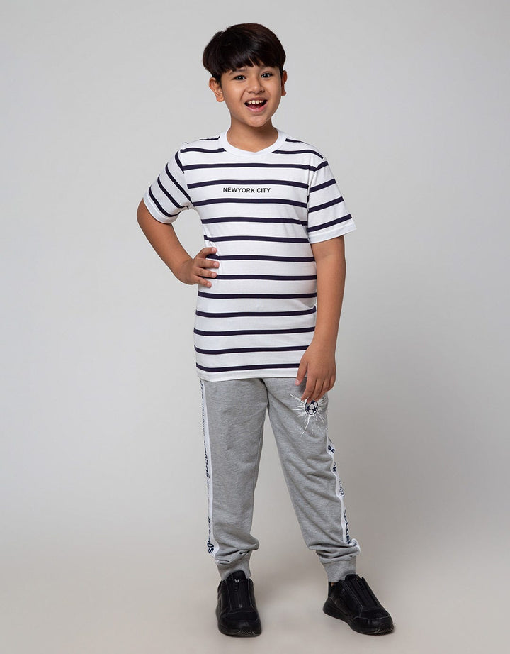 Nevada Short Sleeve T-Shirt Yarndyed Stripe