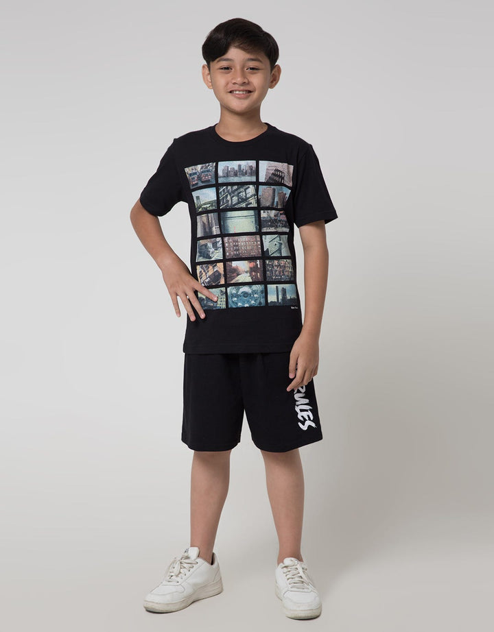 Nevada Short Sleeve T-Shirt Print City Collage