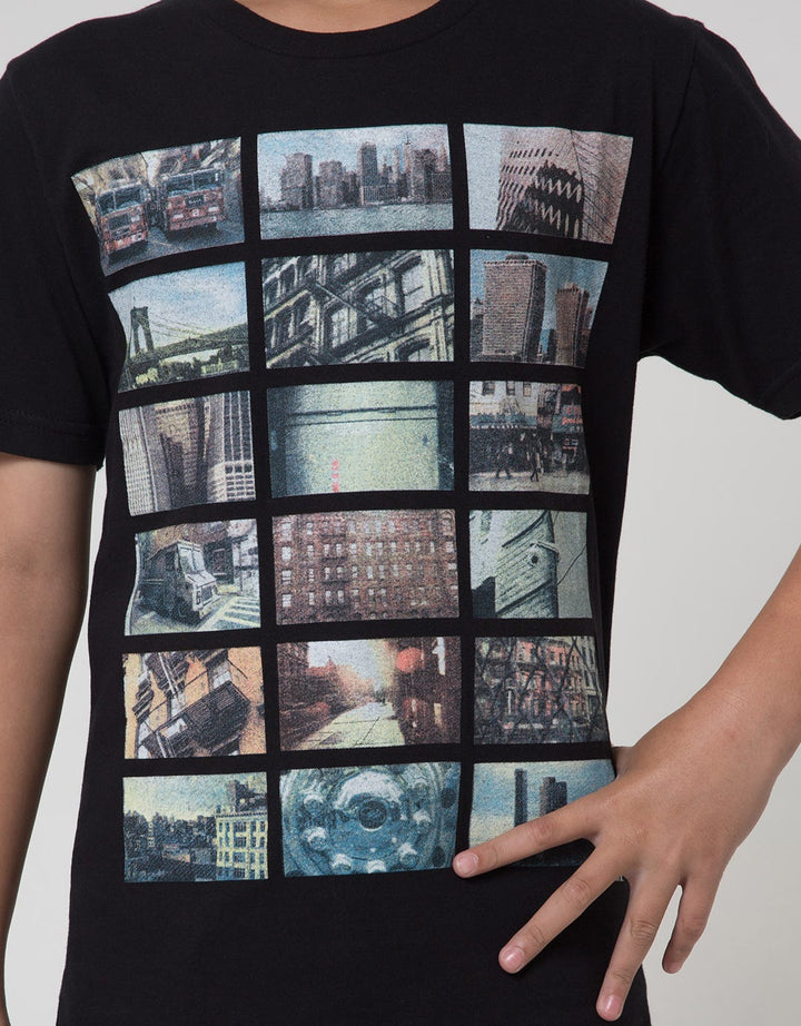 Nevada Short Sleeve T-Shirt Print City Collage