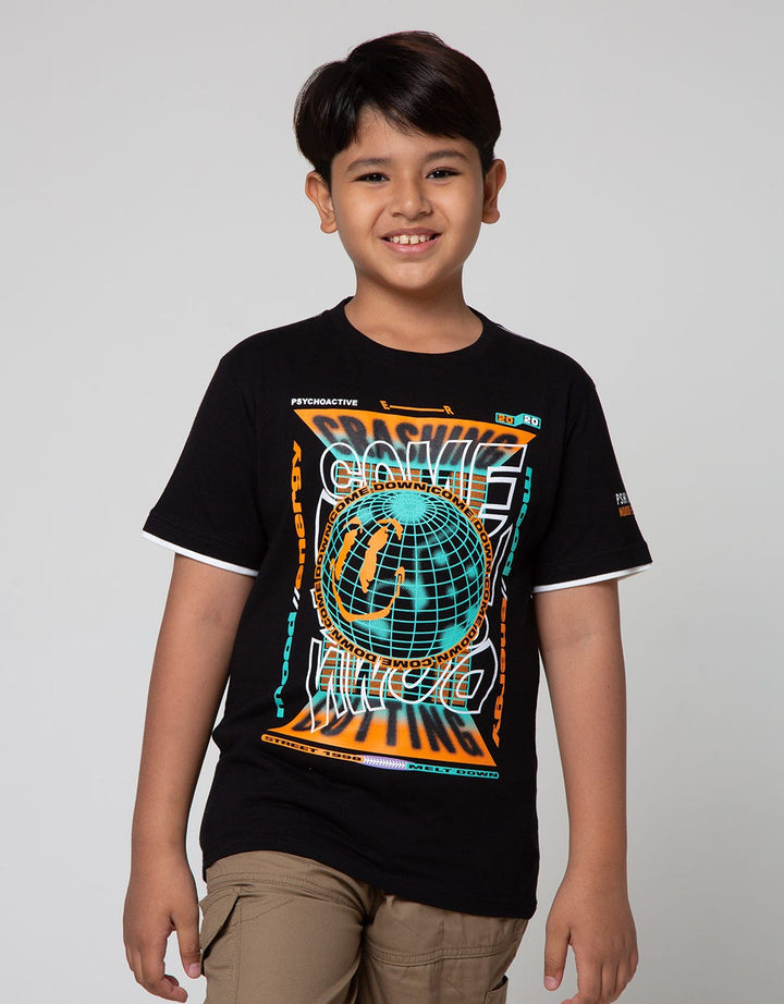Nevada Come Smiley Kaos Anak Laki-Laki