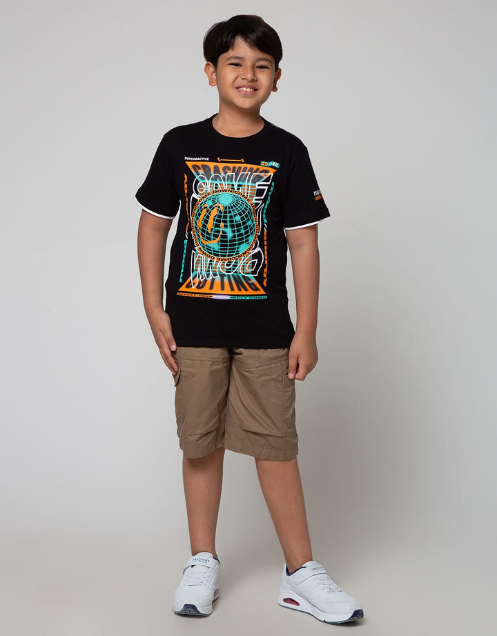 Nevada Come Smiley Kaos Anak Laki-Laki