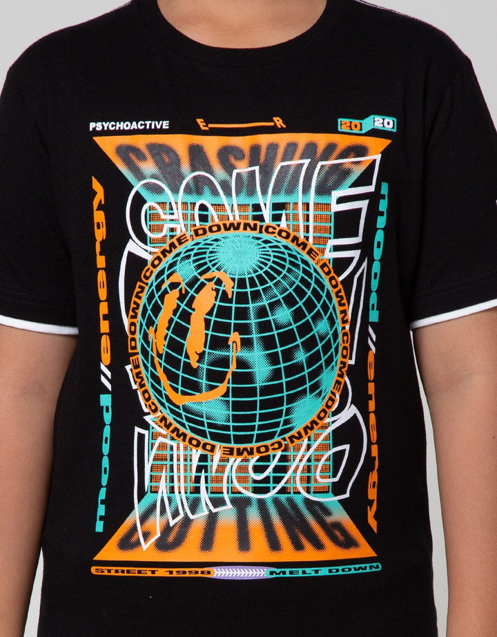 Nevada Come Smiley Kaos Anak Laki-Laki