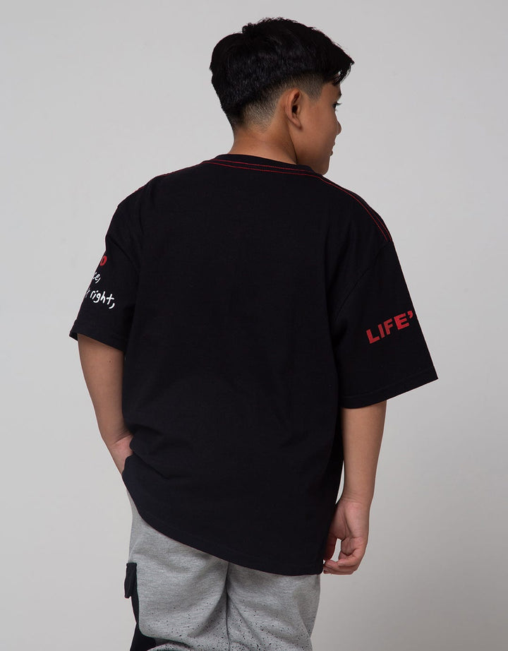 Nevada Short Sleeve T-Shirt Oversized Print Blurry Flower