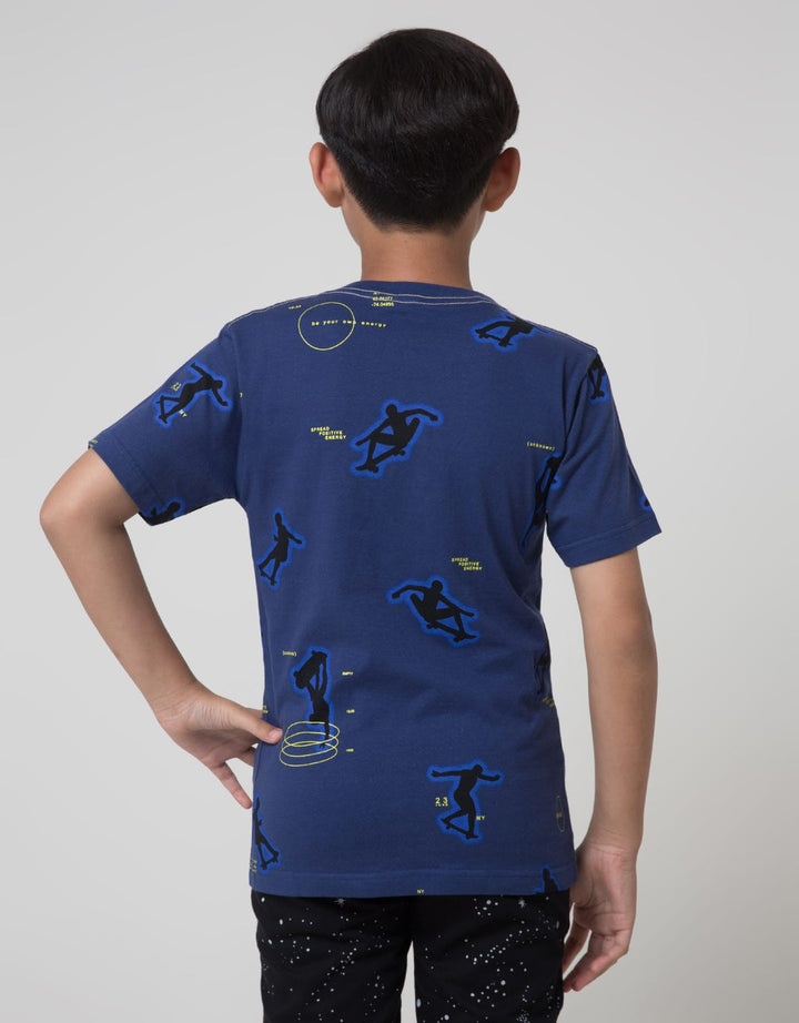 Nevada Boy Play Skate Kaos Anak Laki-laki