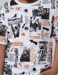 Nevada Go Skate Print Boys T-Shirt